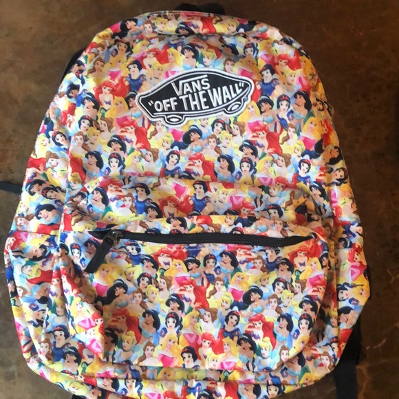 Vans Handbags - Vans “off the wall” Disney princess backpack bag